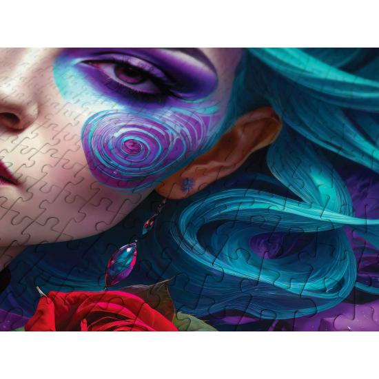 Puzzle Enjoy Gothic Blumen Porträt 1000 Teile Puzzle Enjoy Gothic Blumen Porträt 1000 Teile