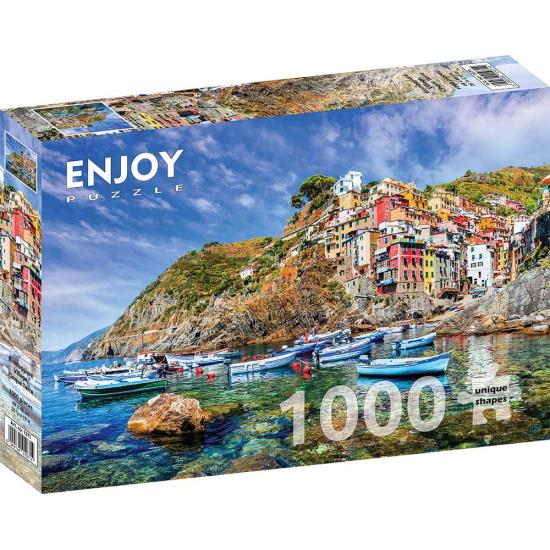 Puzzle Genießen Sie Riomaggiore, Cinque Terre mit 1000 Teilen