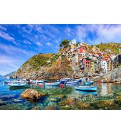 Puzzle Genießen Sie Riomaggiore, Cinque Terre mit 1000 Teilen