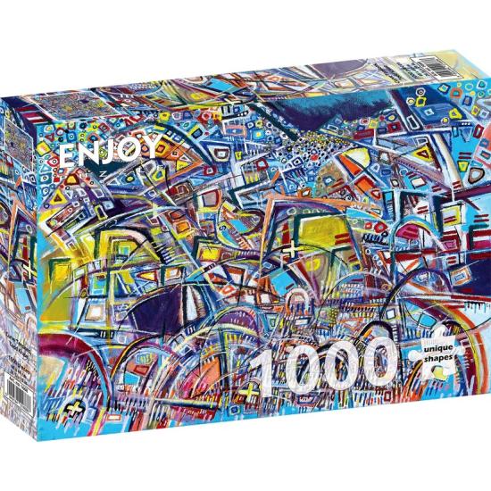 Puzzle „Genießen Sie Kurvenspannungen“ mit 1000 Teilen Puzzle „Genießen Sie Kurvenspannungen“ mit 1000 Teilen