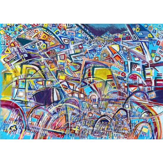 Puzzle „Genießen Sie Kurvenspannungen“ mit 1000 Teilen Puzzle „Genießen Sie Kurvenspannungen“ mit 1000 Teilen