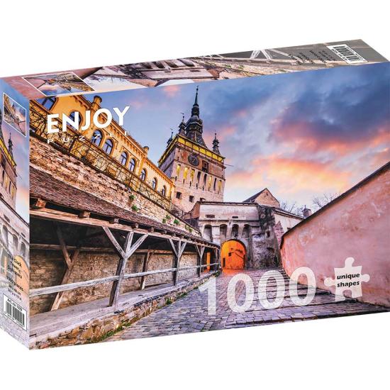 Puzzle „Genießen Sie den Uhrenturm in Sighisoara, Rumänien“ mit