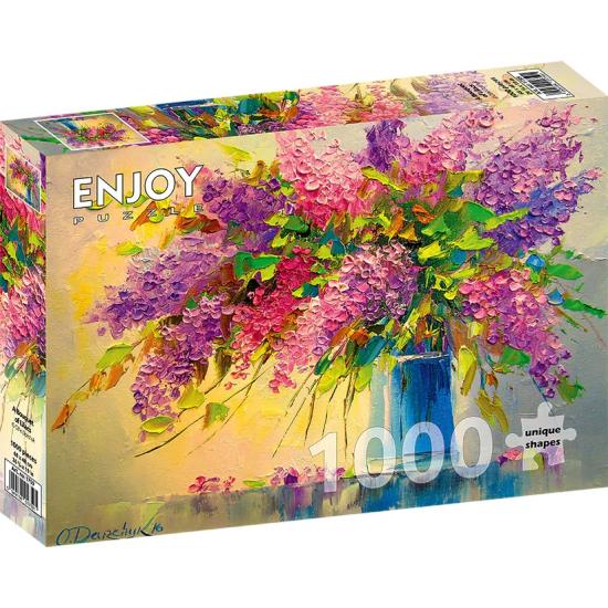 Puzzle „Genießen Sie einen Fliederstrauß“ mit 1000 Teilen