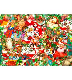 Puzzle „Genießen Sie ein Vintage-Weihnachtsfest“ mit 1000 Teilen