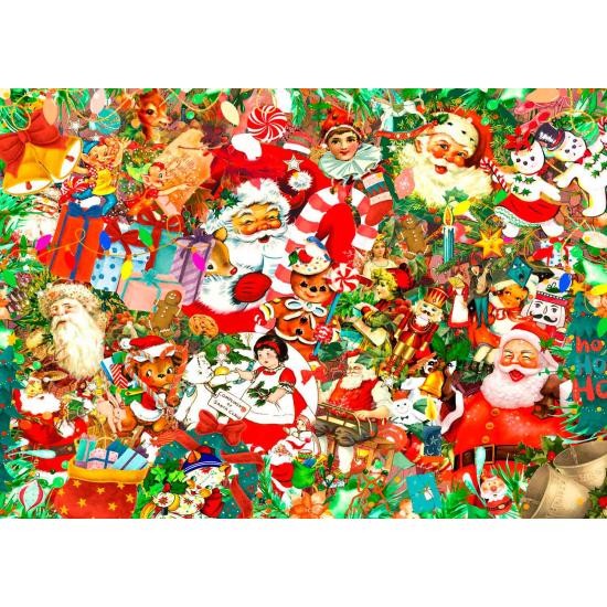 Puzzle „Genießen Sie ein Vintage-Weihnachtsfest“ mit 1000 Teilen Puzzle „Genießen Sie ein Vintage-Weihnachtsfest“ mit 1000 Teilen