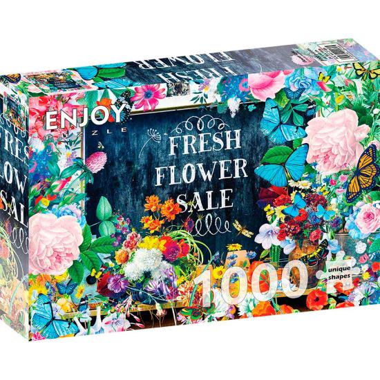 Puzzle Enjoy Blumenverkauf 1000 Teile