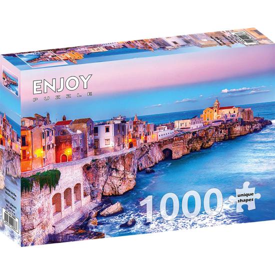 Puzzle Enjoy Vieste on the Rocks, Italien 1000 Teile