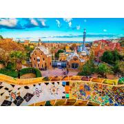 Puzzle Genießen Sie die Aussicht vom Park Güell, Barcelona mit 1