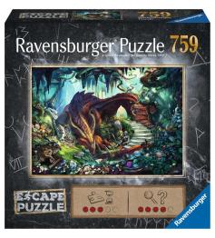 Ravensburger Fluchtpuzzle In der Drachenhöhle mit 759 Teilen