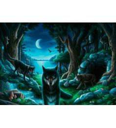 Ravensburger Fluchtpuzzle „Der Wolf“, Packung mit 759 Teilen