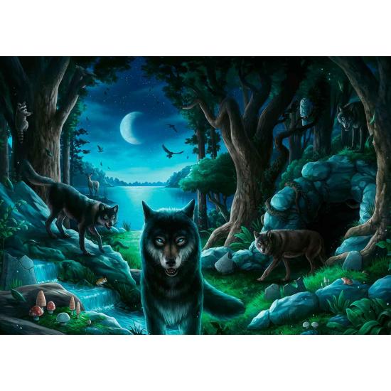 Ravensburger Fluchtpuzzle „Der Wolf“, Packung mit 759 Teilen