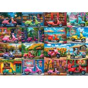 Puzzle Eurographics 16 Scooters 1000 Teile