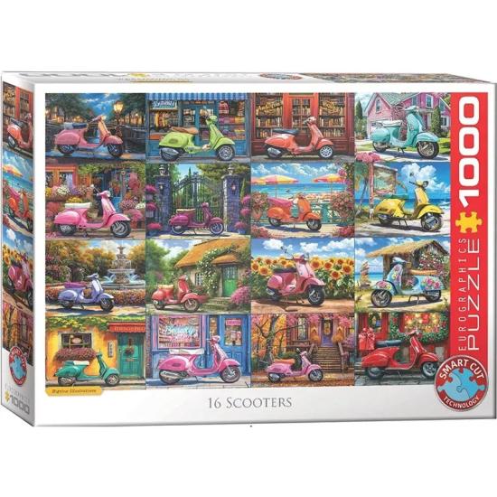Puzzle Eurographics 16 Scooters 1000 Teile
