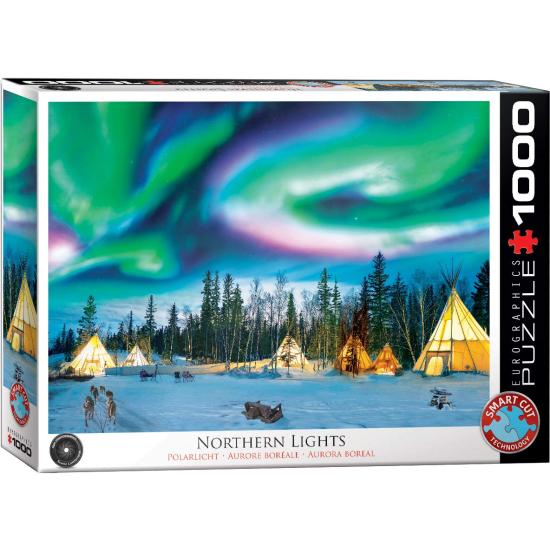 Puzzle Eurographics Camping zur Beobachtung der Nordlichter 100