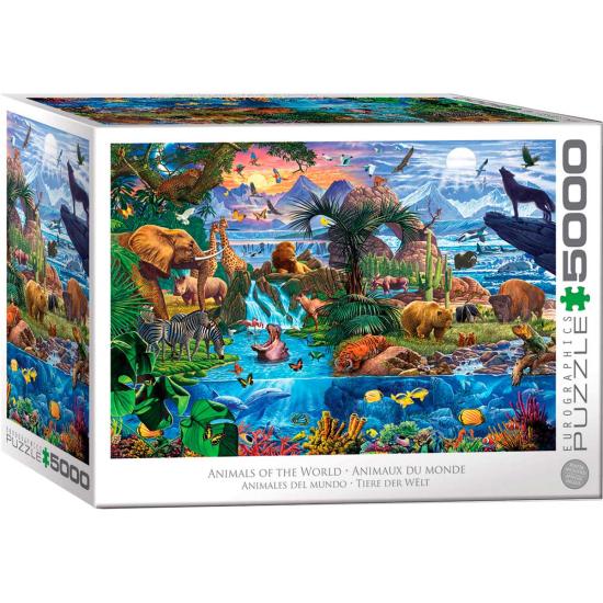Puzzle Eurographics Tiere der Welt 5000 Teile Puzzle Eurographics Tiere der Welt 5000 Teile