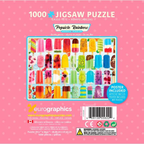 Eurographics Rainbow of Poles Puzzle, Dose mit 1000 Teilen