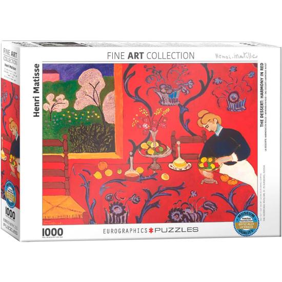 Eurographics Harmonie in Rot 1000-teiliges Puzzle