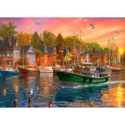 Eurographics Puzzle Sonnenuntergang im Hafen 1000 Teile