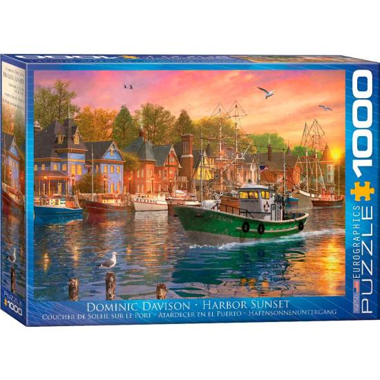 Eurographics Puzzle Sonnenuntergang im Hafen 1000 Teile