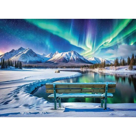 Puzzle Eurographics Yukon Aurora Borealis 1000 Teile