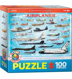 Eurographics Puzzle Flugzeuge 100 Teile