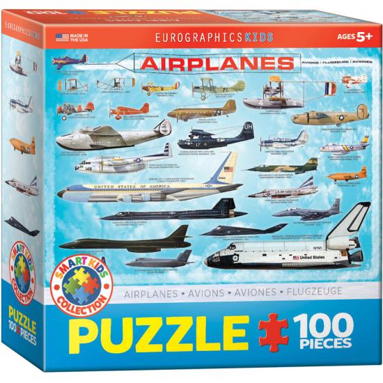 Eurographics Puzzle Flugzeuge 100 Teile