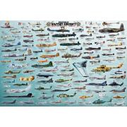 Eurographics Militärflugzeug-Puzzle 2000 Teile