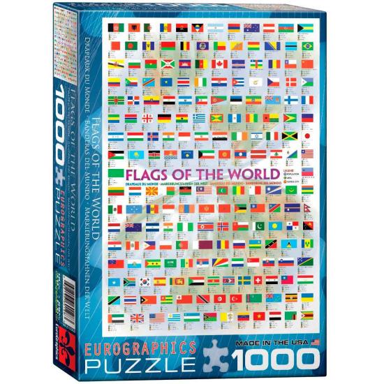 Eurographics Puzzle Flaggen der Welt 1000 Teile