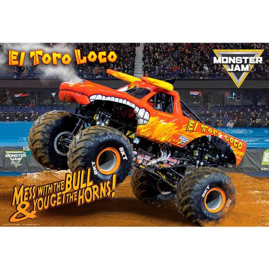Puzzle Eurographics El Toro Loco Monster Jam Lunchtasche 100 Tei