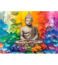 Puzzle Eurographics Bunter Buddha 1000 Teile
