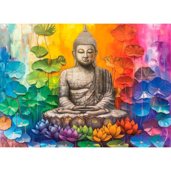 Puzzle Eurographics Bunter Buddha 1000 Teile