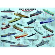 Puzzle Eurographics Schiffe des 2. Weltkriegs mit 1000 Teilen