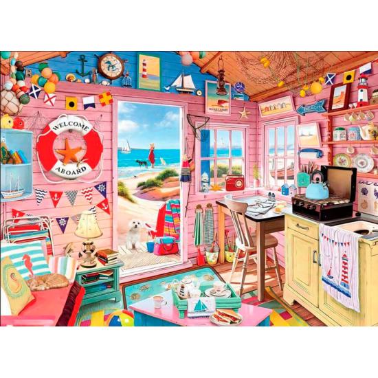 Eurographics Puzzle Hütte am Meer 1000 Teile