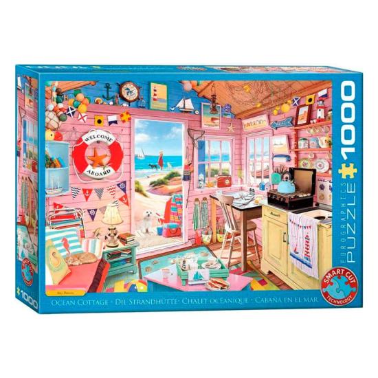 Eurographics Puzzle Hütte am Meer 1000 Teile