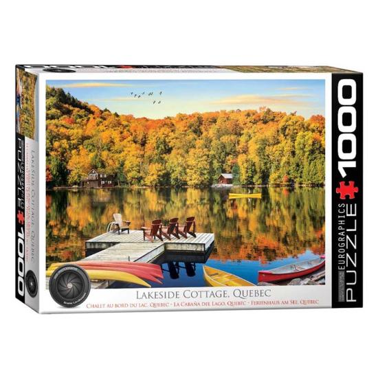 Eurographics Puzzle Hütte am See, Quebec 1000 Teile