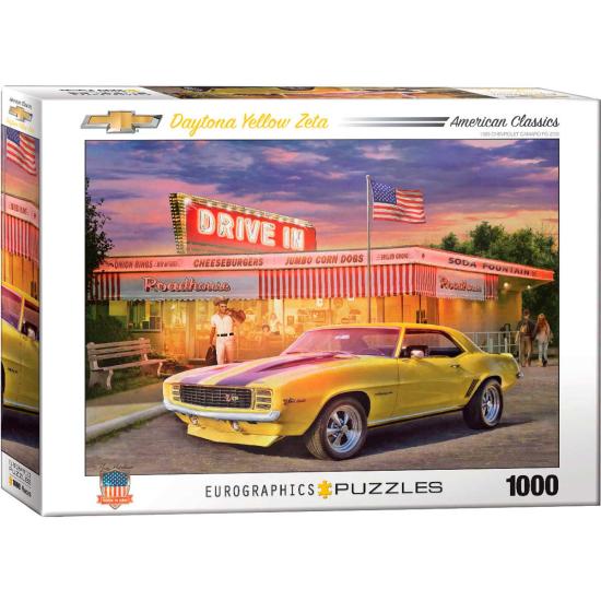 Eurographics Camaro Daytona „Yellow Z“ Puzzle, 1000 Teile