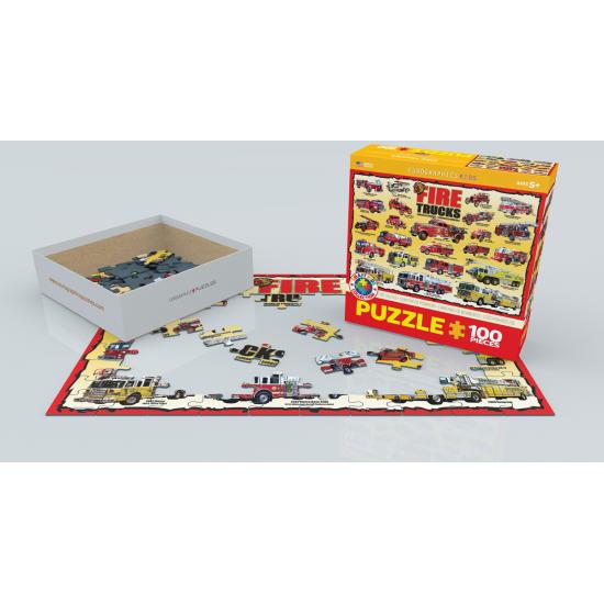Eurographics Puzzle Feuerwehrautos 100 Teile Eurographics Puzzle Feuerwehrautos 100 Teile