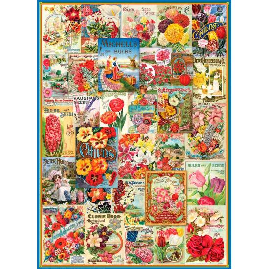 Puzzle Eurographics Blumensamenkataloge mit 1000 Teilen Puzzle Eurographics Blumensamenkataloge mit 1000 Teilen