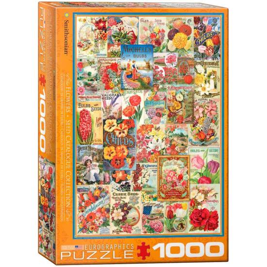 Puzzle Eurographics Blumensamenkataloge mit 1000 Teilen Puzzle Eurographics Blumensamenkataloge mit 1000 Teilen
