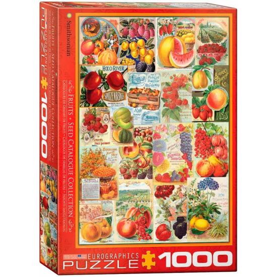 Puzzle Eurographics Obstsamenkataloge mit 1000 Teilen