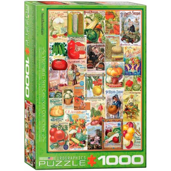 Puzzle Eurographics Gemüsesamenkataloge, 1000 Teile