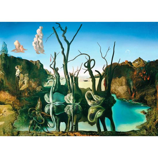 Eurographics Puzzle Schwäne, die sich wie Elefanten spiegeln, 10 Eurographics Puzzle Schwäne, die sich wie Elefanten spiegeln, 10