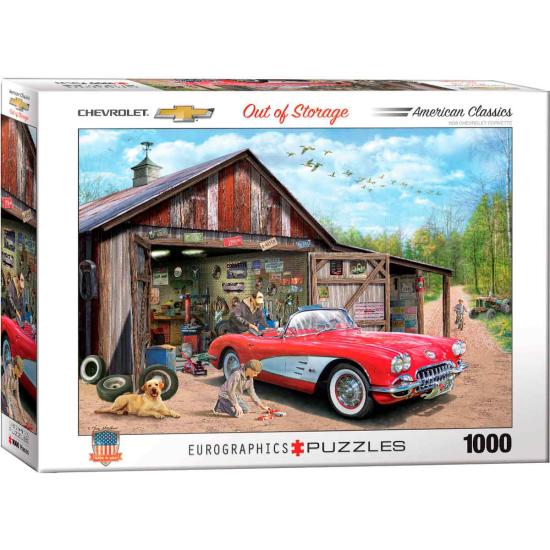 Eurographics 1959 Covette Car Puzzle 1000 Teile