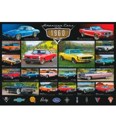 Eurographics 1960er Jahre American Cars Puzzle, 1000 Teile
