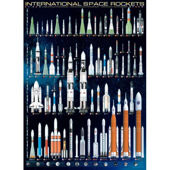 Puzzle Eurographics Internationale Weltraumraketen von 1000