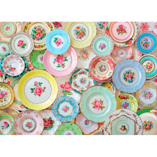 Puzzle Eurographics 1000 Teile Tellerkollektion