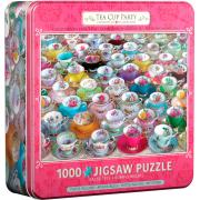 Puzzle Eurographics Teetassen-Kollektion, Dose mit 1000 Teilen