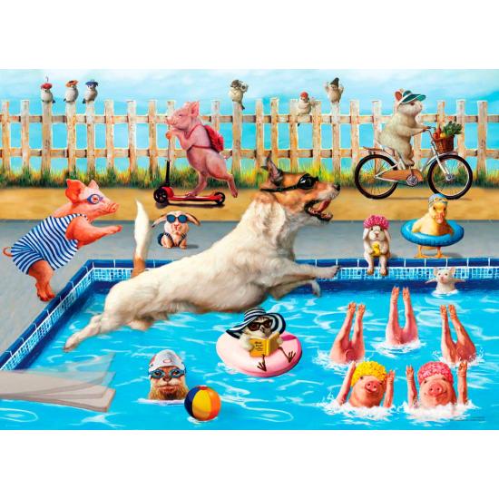 Puzzle Eurographics Crazy Pool Day XXL 500 Teile