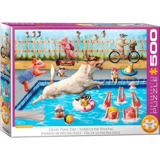 Puzzle Eurographics Crazy Pool Day XXL 500 Teile