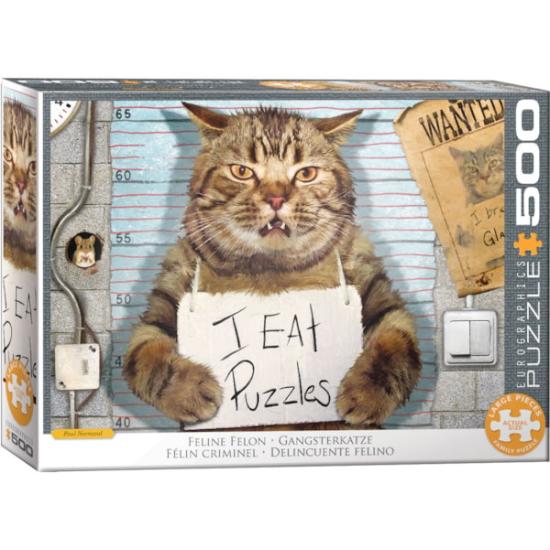 Eurographics Puzzle Feline Delinquent XXL 500 Teile